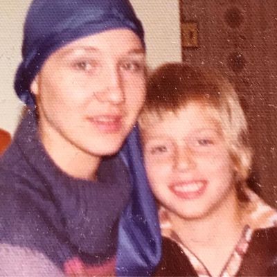 Damon Runyan with his mother, Elizabeth Damon Runyan.